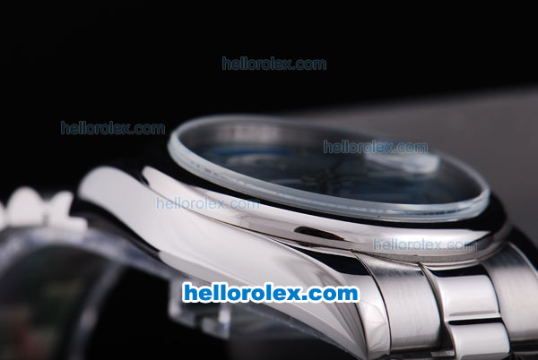 Rolex Day-Date Oyster Perpetual Automatic with Blue Dial and Roman Marking - Click Image to Close